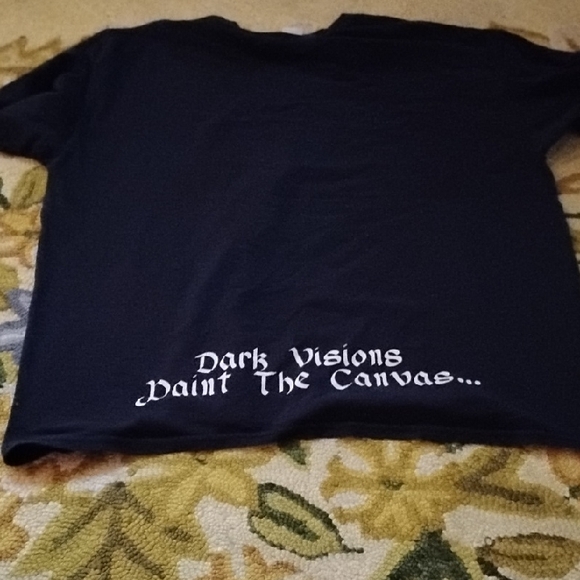 Men's XL Goth Nostalgia Gildan Heavy Cotton Black T-Shirt - Picture 3 of 5